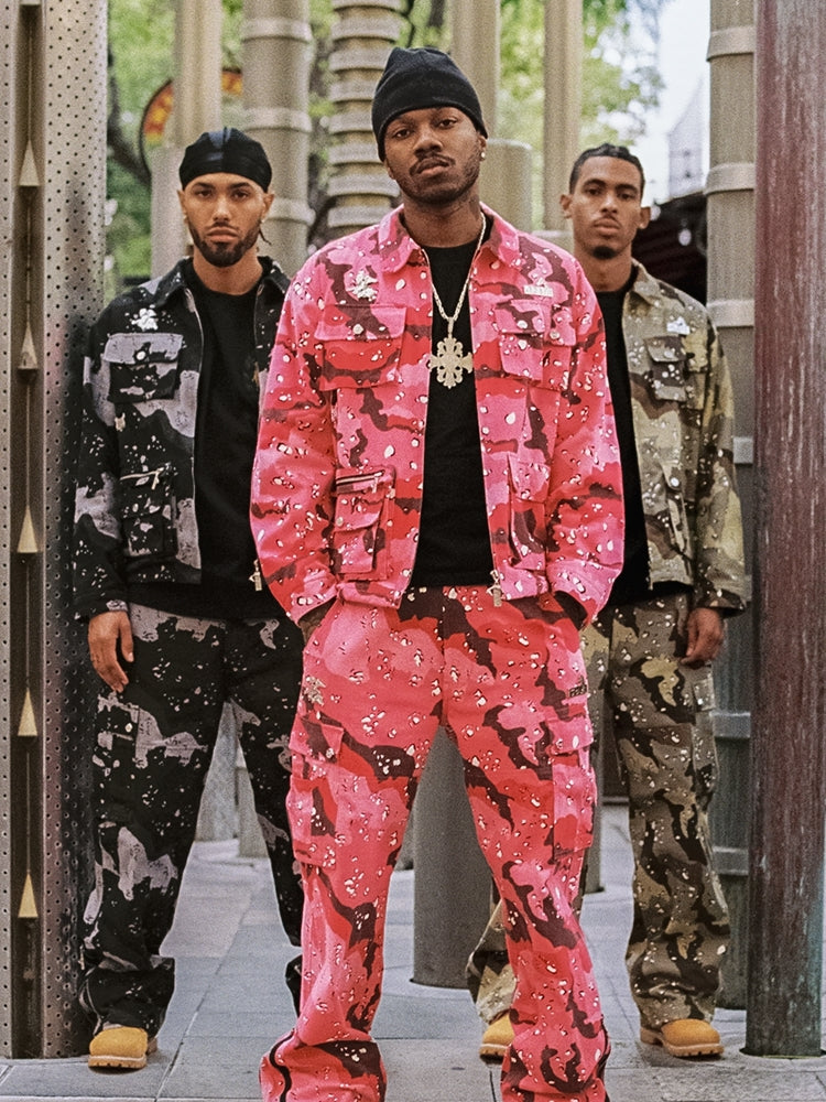GRAF&WU Metal AK47 Angel Giraffe Camouflage Jacket