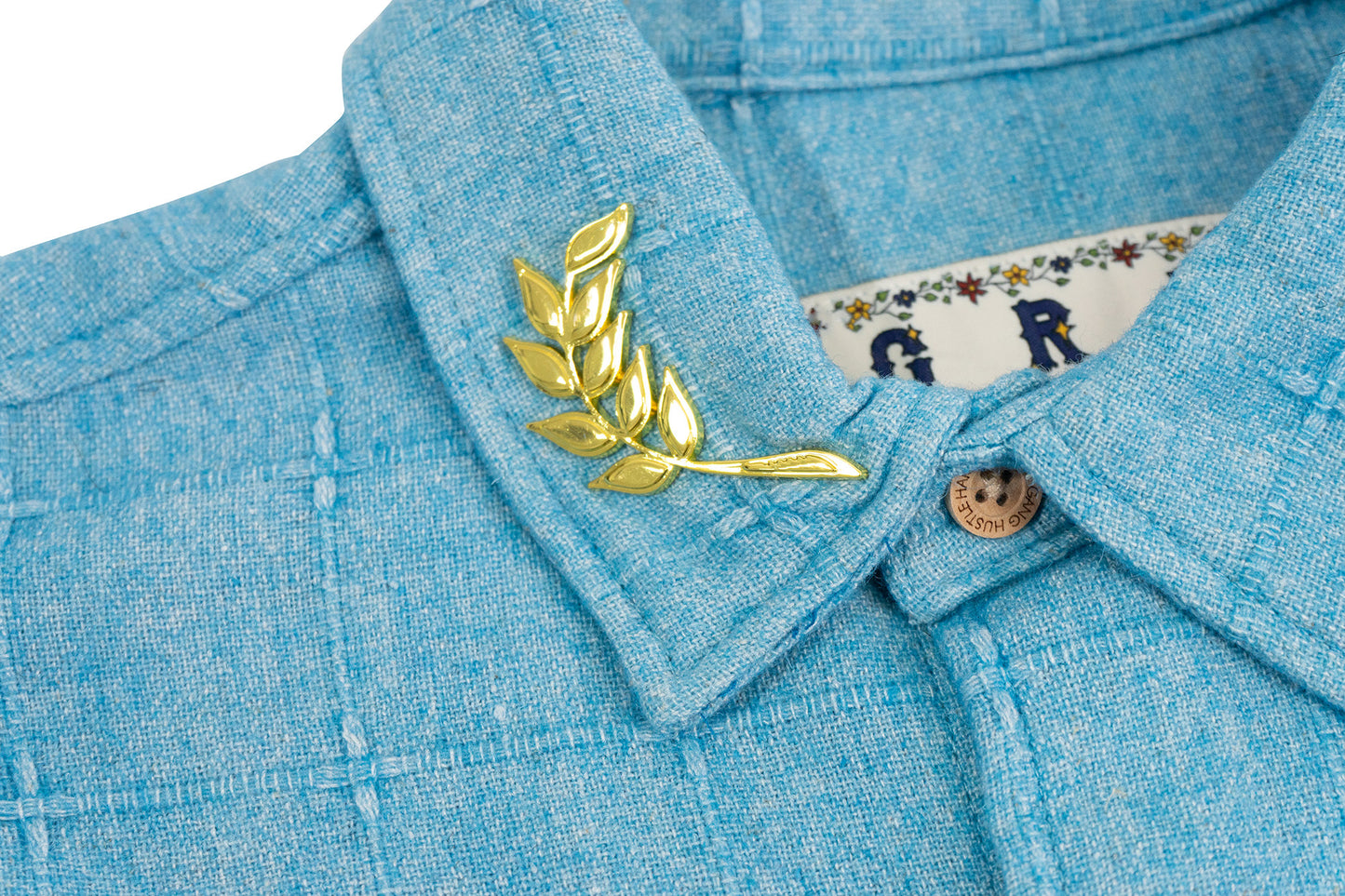 GRAF&WU AK Angel Linen-Cotton Cozy Shirt