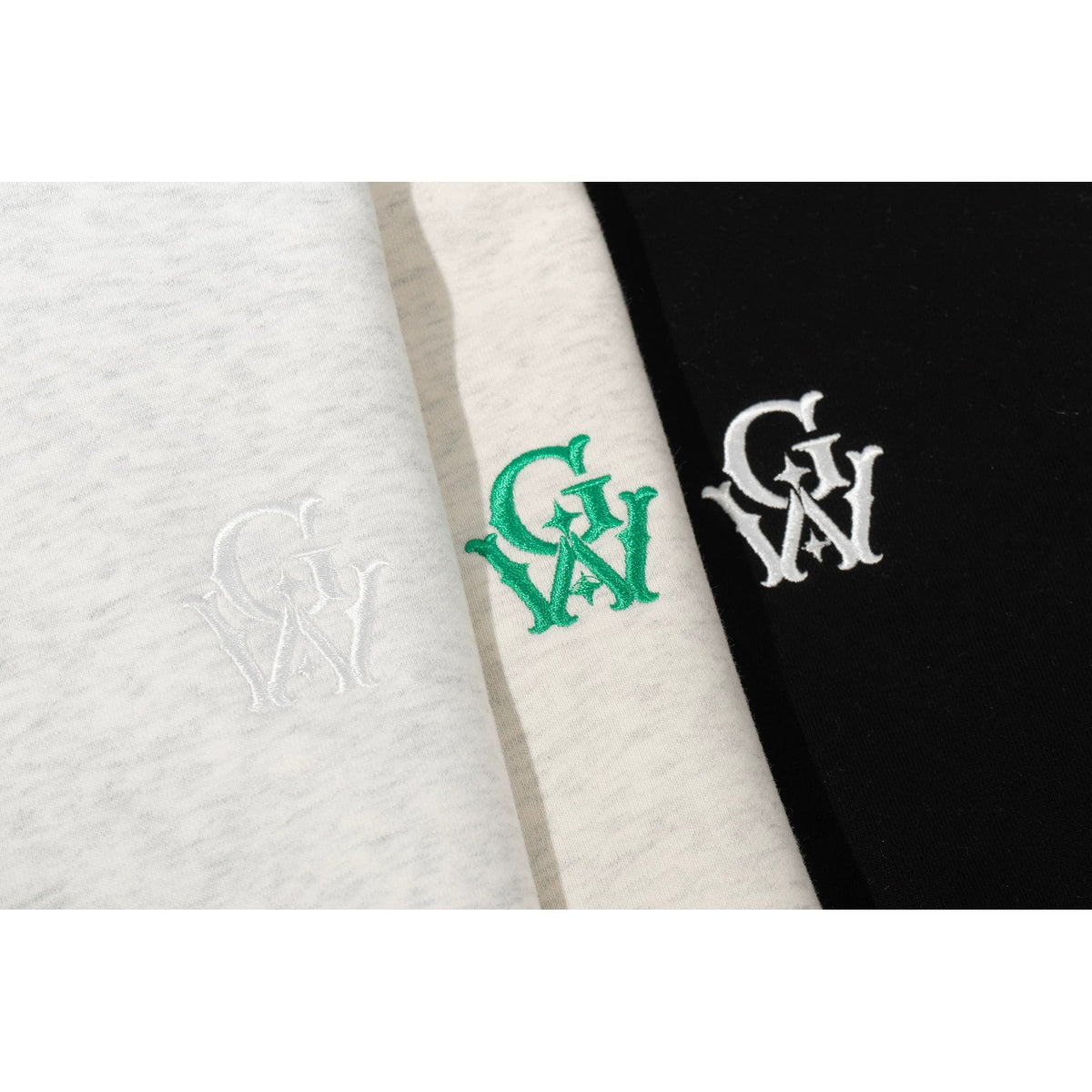 GRAF&WU GW Embroidered Oversized Fleece Hoodie