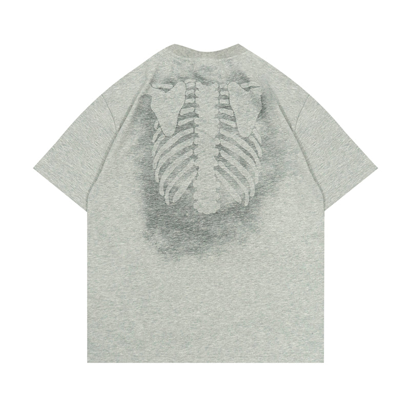 GRAFWU Perspective Bone Fitness Quick-Drying T-Shirts