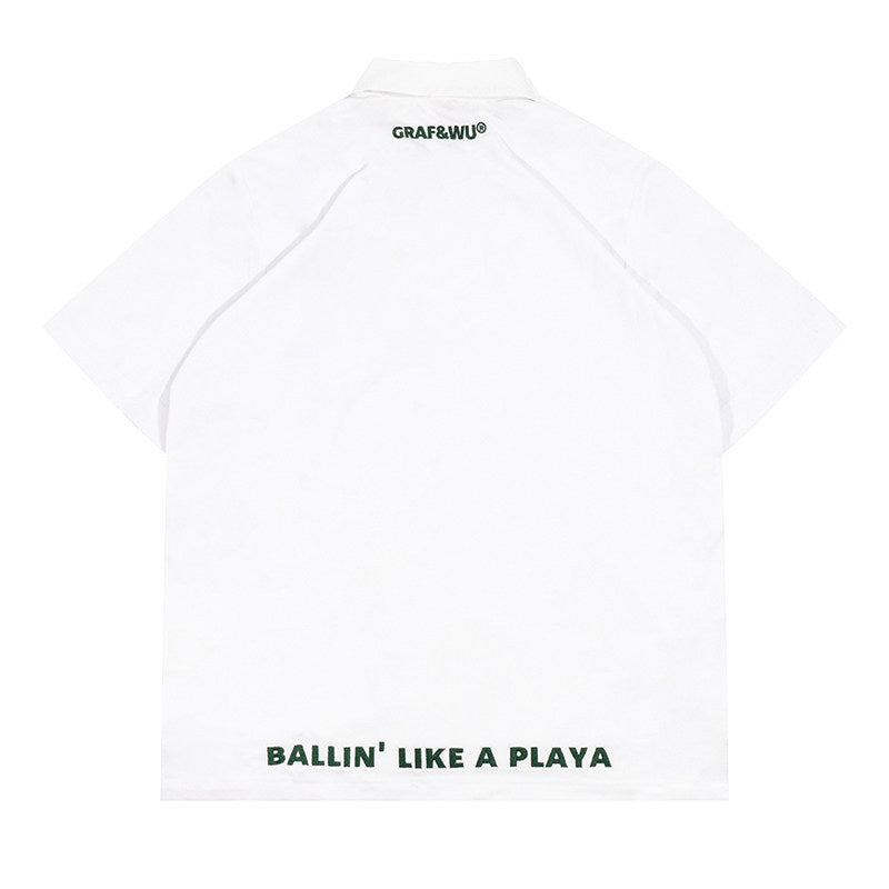 GRAF&WU Ballin BooGhost Golf Cute Ghost 2.0 Polo T-Shirt