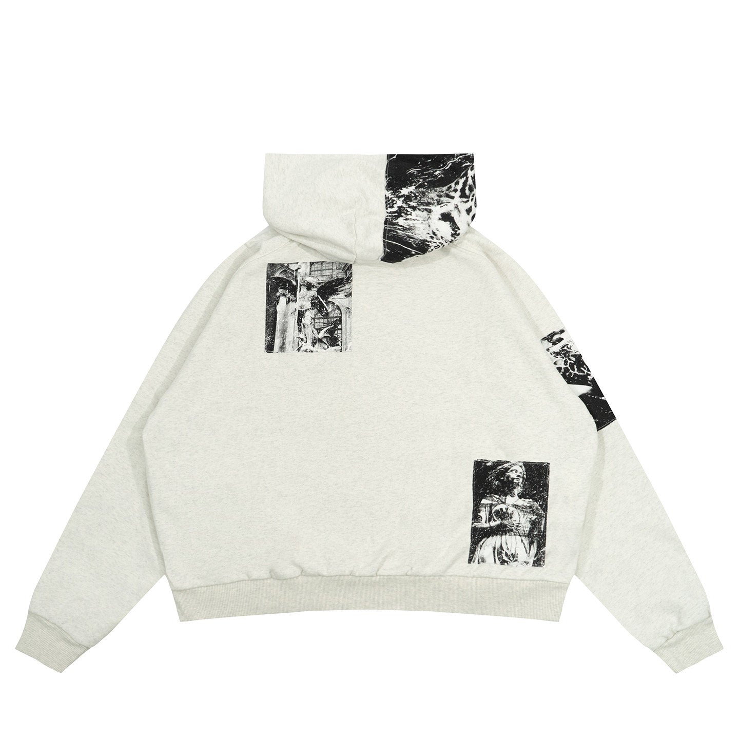 GRAF&WU Grunge Graphic Aesthetic Streetwear Zip-Up Hoodie