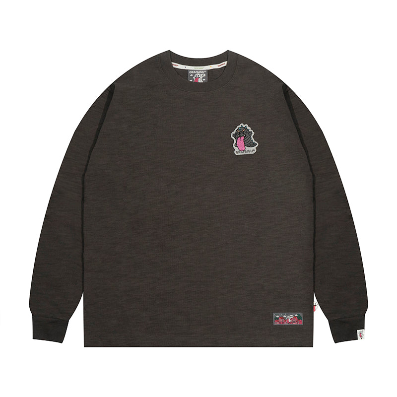 GRAF&WU Halloween Godzilla Unicorn Cute Ghost Long-sleeve Shirt