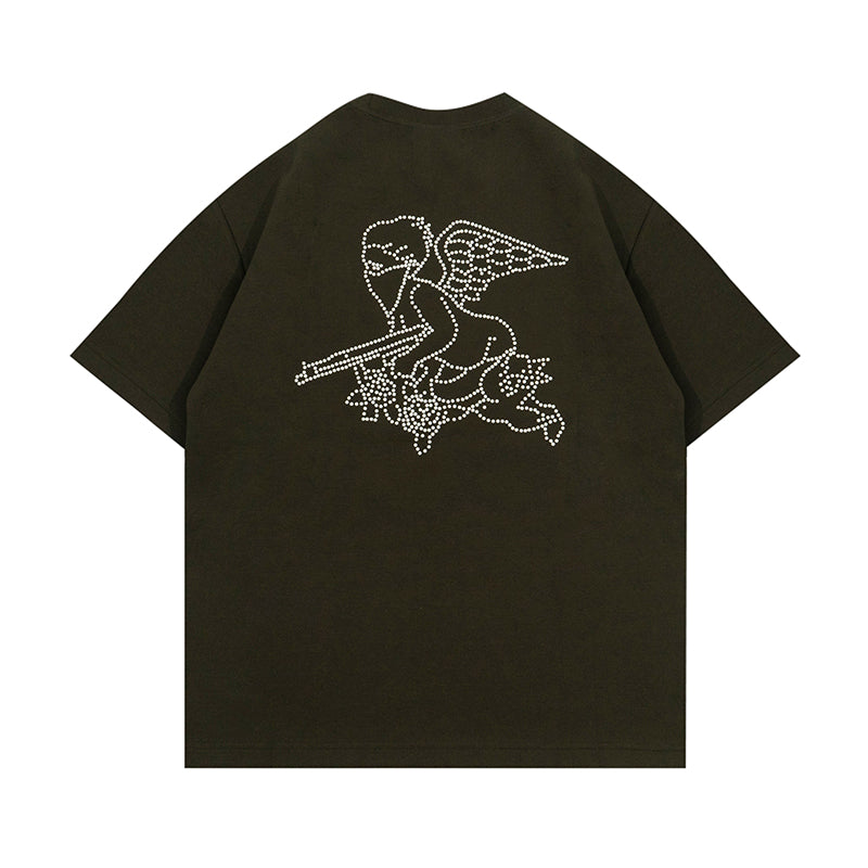 GRAFWU Pearl GW Letter Ak47 Angel T-Shirts