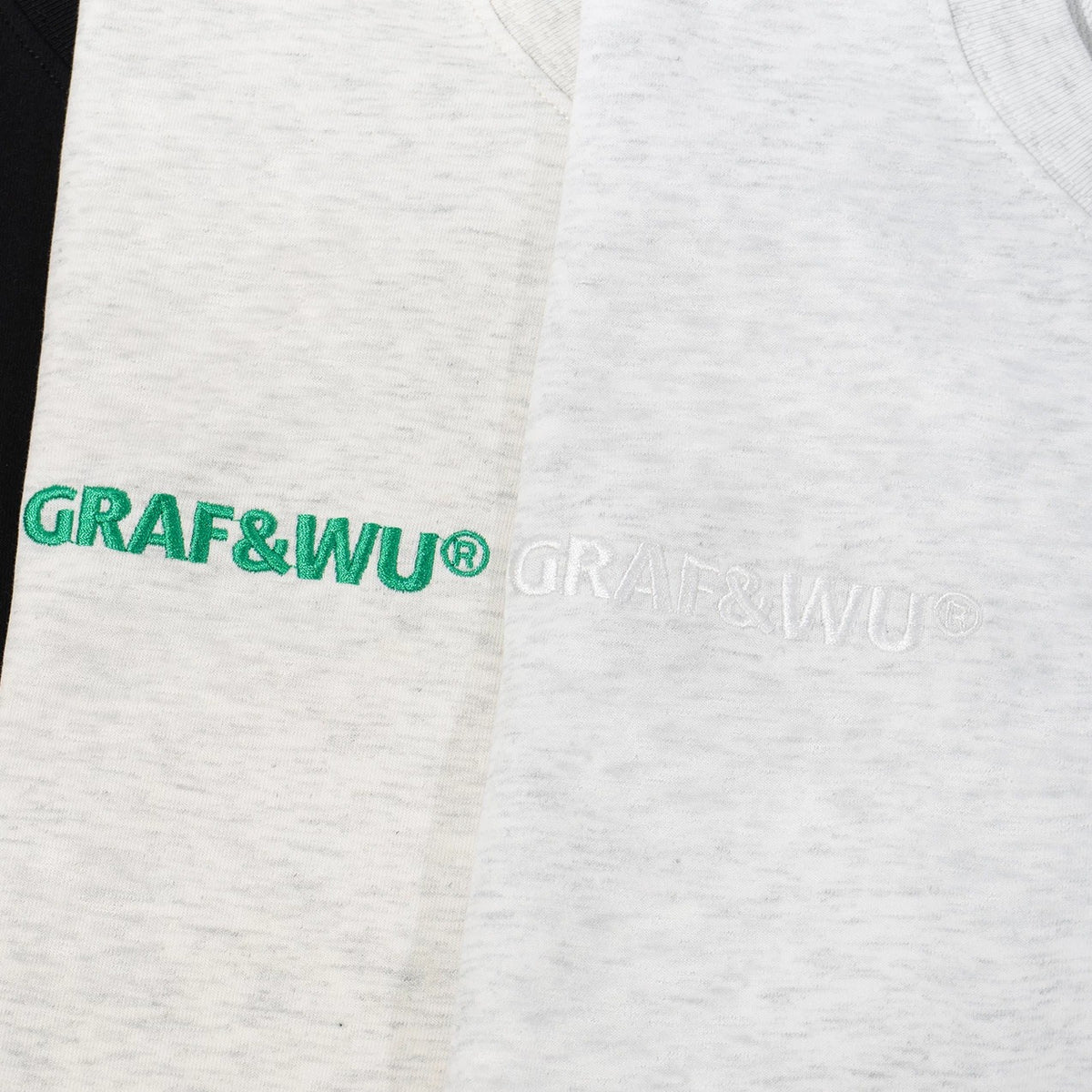 GRAF&WU Embroidered Loose-Fit Cotton Long Sleeve Tee