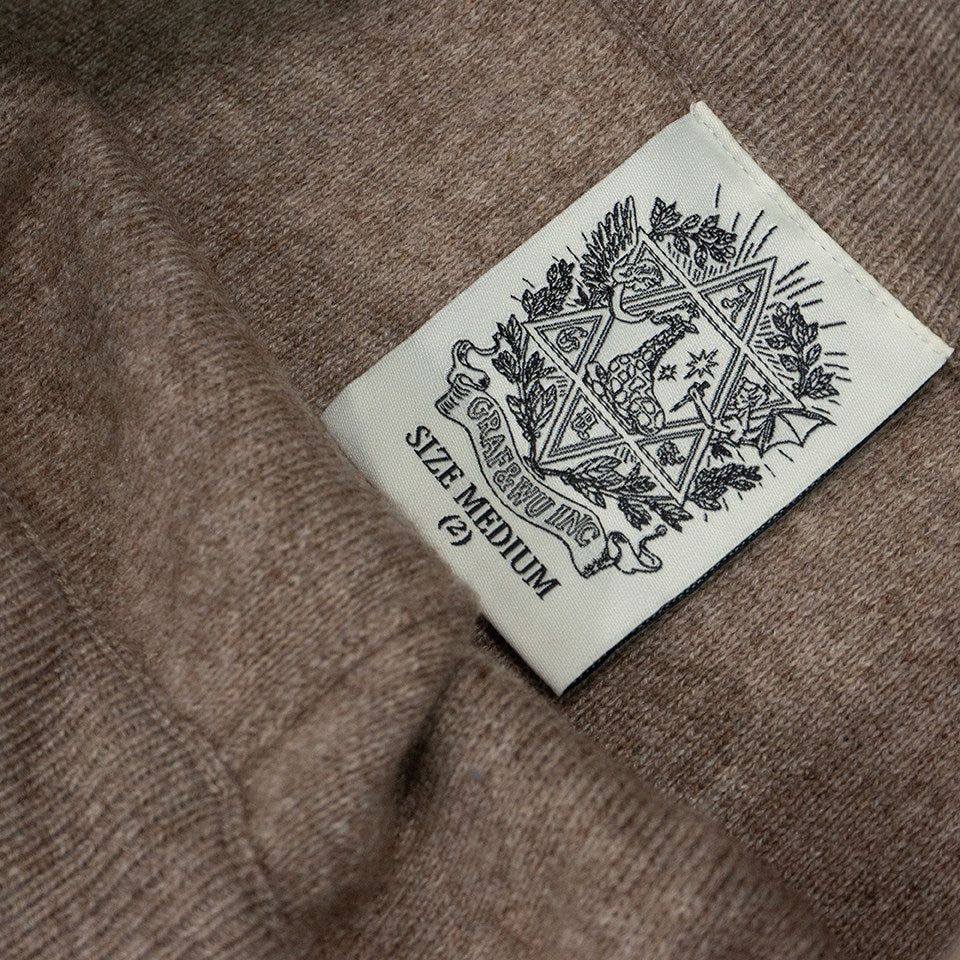 GRAF&WU 50% Lambswool Air Layer Old Money Style Knitted Trousers