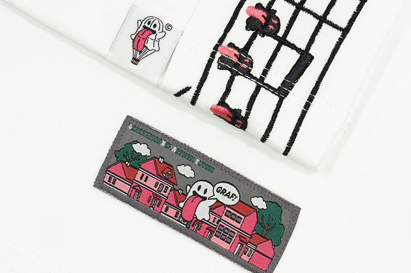 GRAFWU Music Notes Cute Ghost T-Shirts