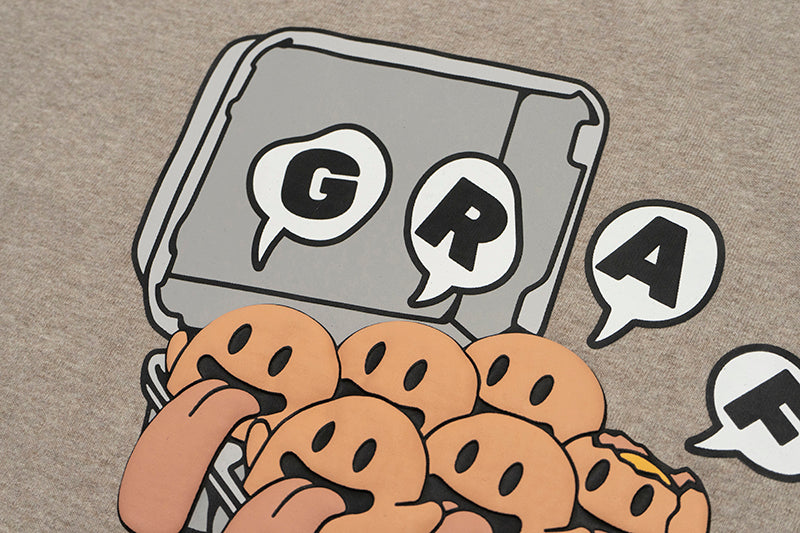 GRAFWU Interesting Egg Cute Ghost T-Shirts