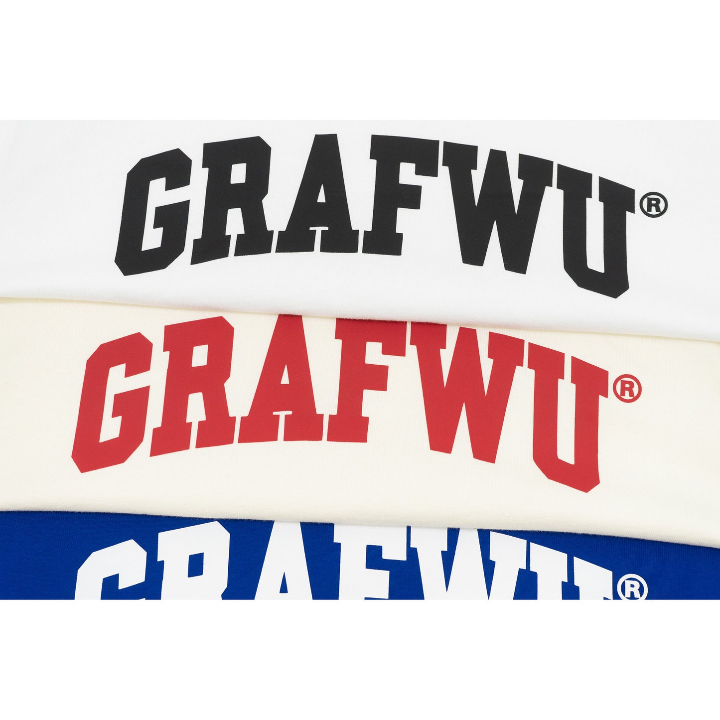 GRAF&WU Brand Logo Fashion Cotton T-shirt