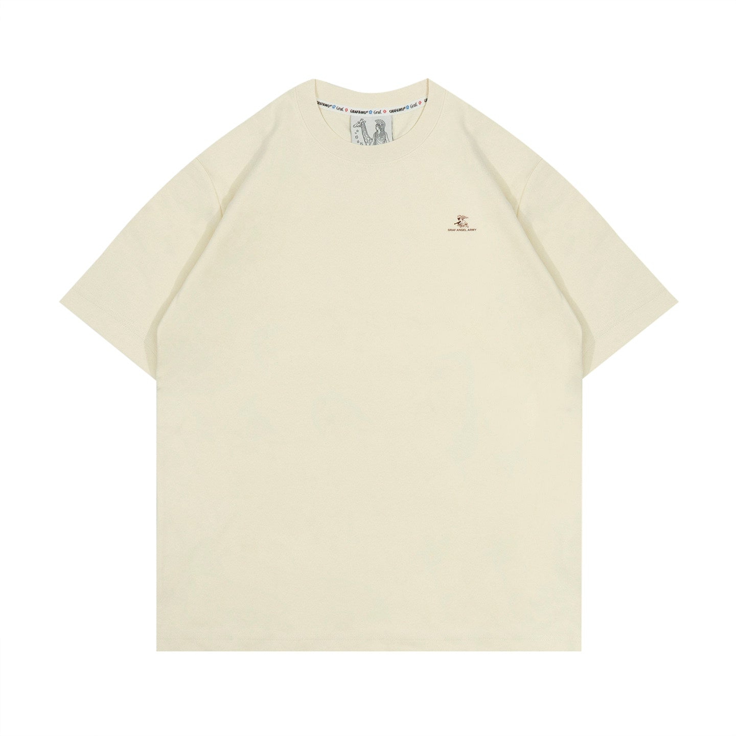 GRAF&WU Little Angel Cute Ghost Giraffe Cotton T-shirts