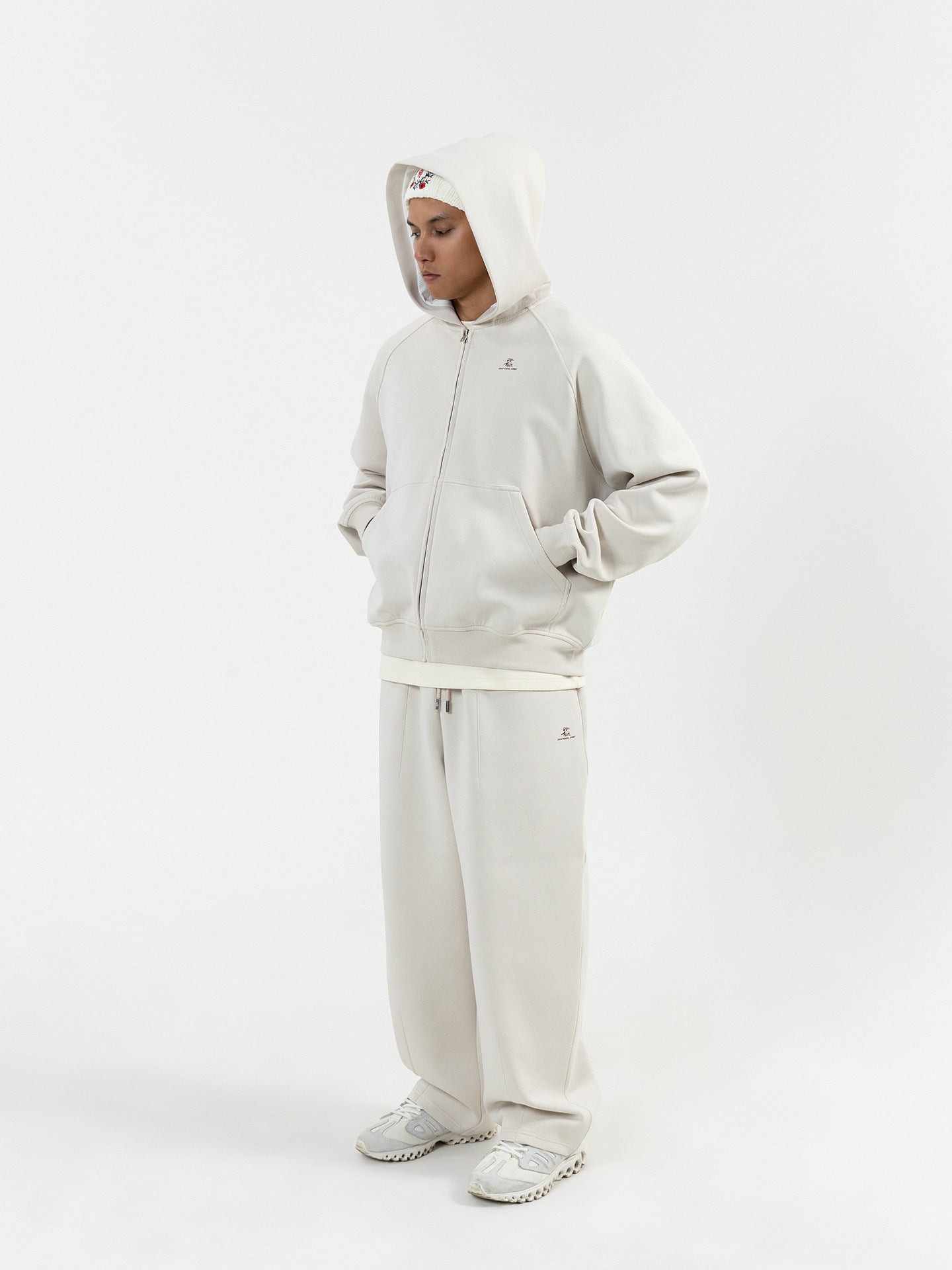 GRAF&WU Little Angel Cute Ghost Giraffe Air Layer Cozy Trousers