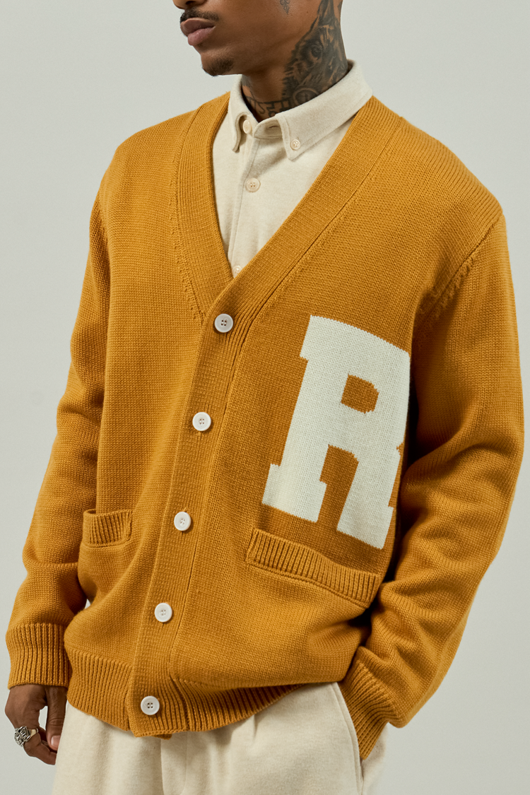 GRAF&WU Winter Vibe Wool Letter man Sweater Knitwear