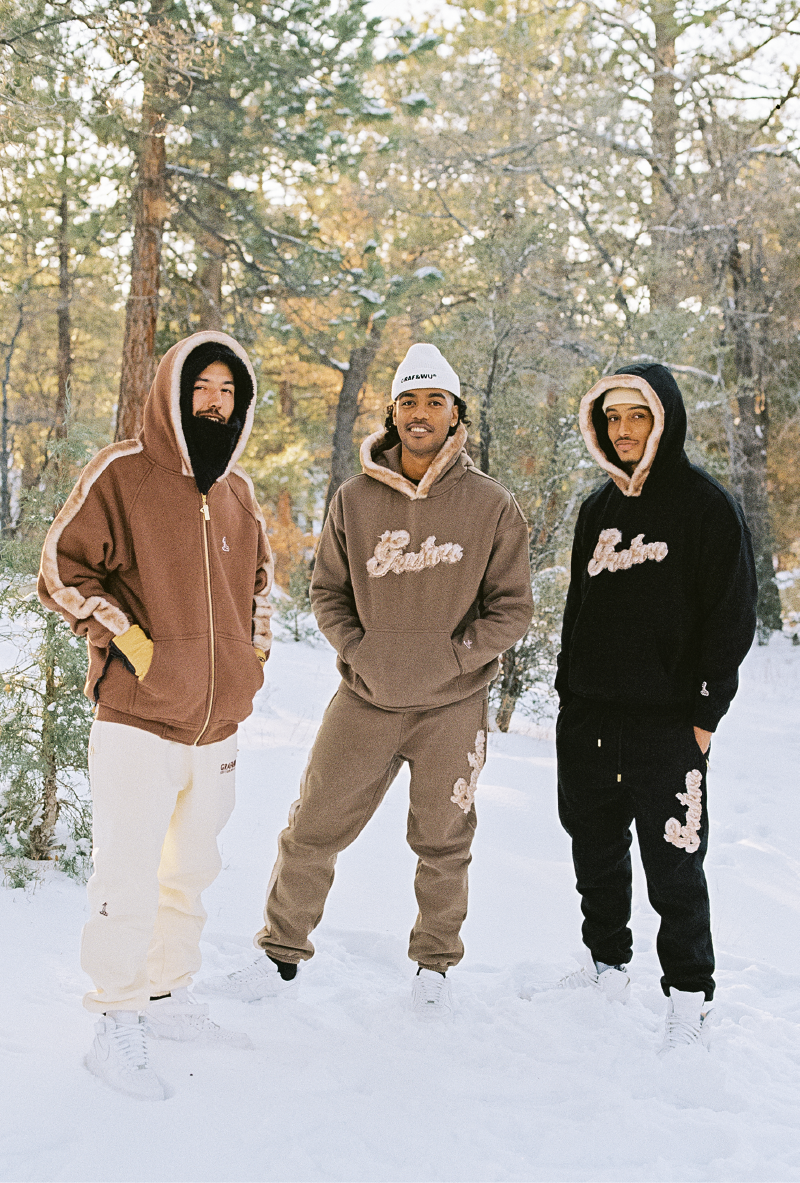 GRAF&WU Fashion Faux Fur Luxury Oversize Thick Hoodie