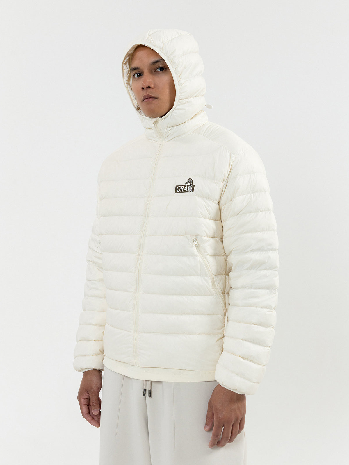 GRAF&WU Lightweight Hooded Puffer Jacket