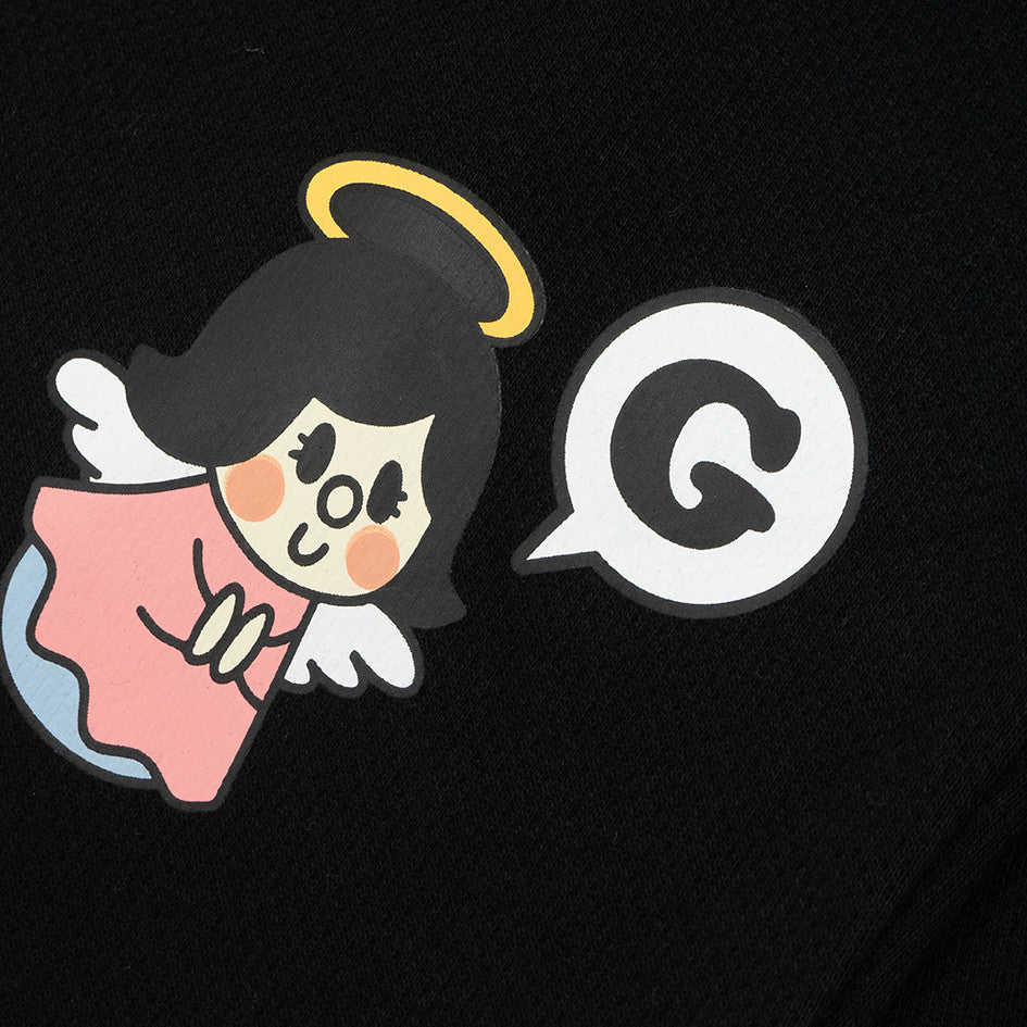GRAF&WU 4 Praying Girls Angel Character Graphic Sweatpants