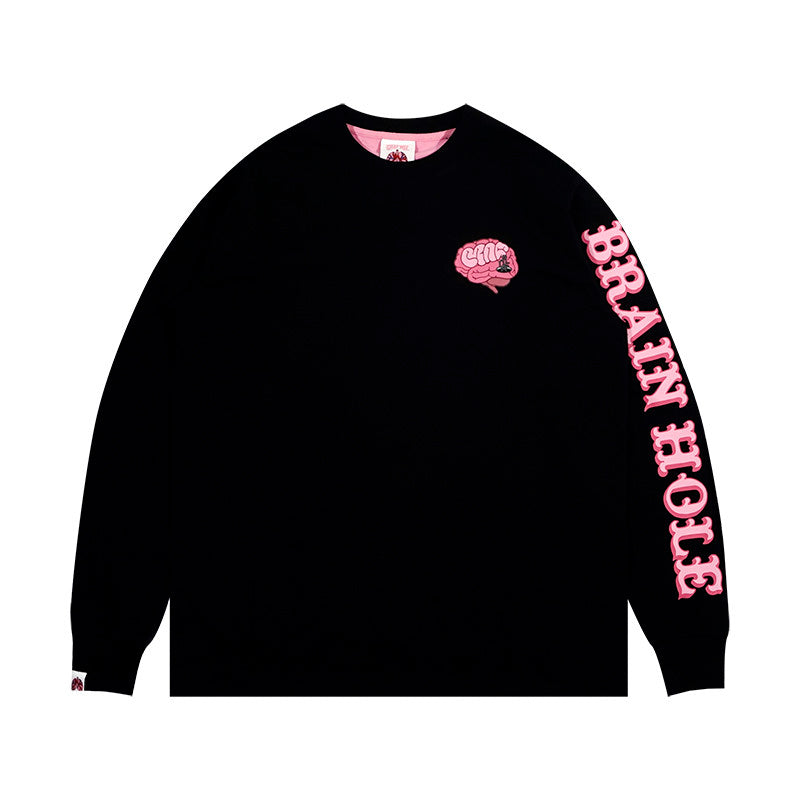GRAF&WU Brain Hole Series Casual Loose Long Sleeve Shirt