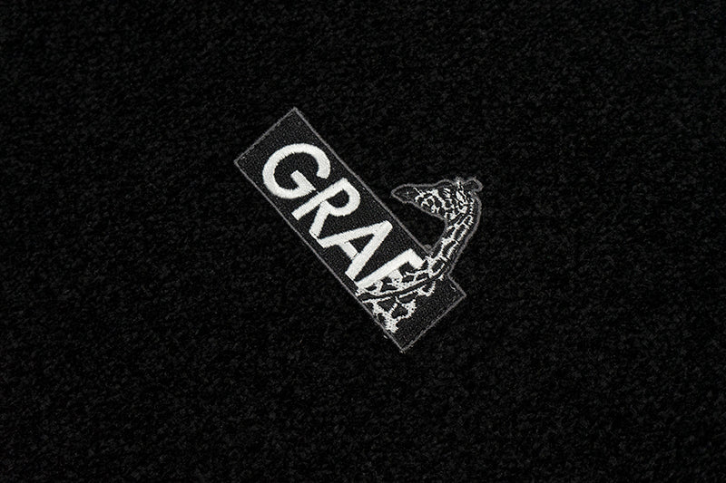 GRAF&WU Arc Logo Chenille Knit Hoodie - Premium Streetwear