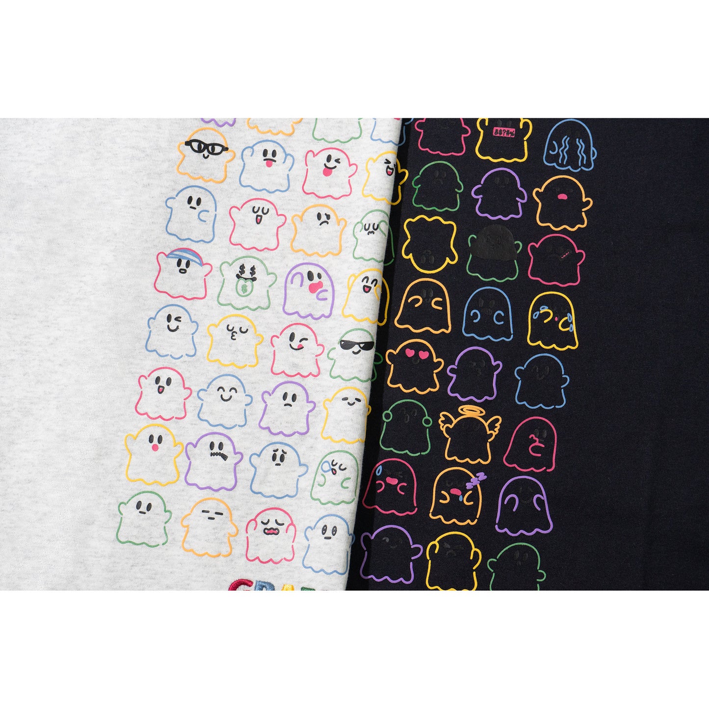 GRAF&WU New 56 Different Cute Ghost Print T-shirts