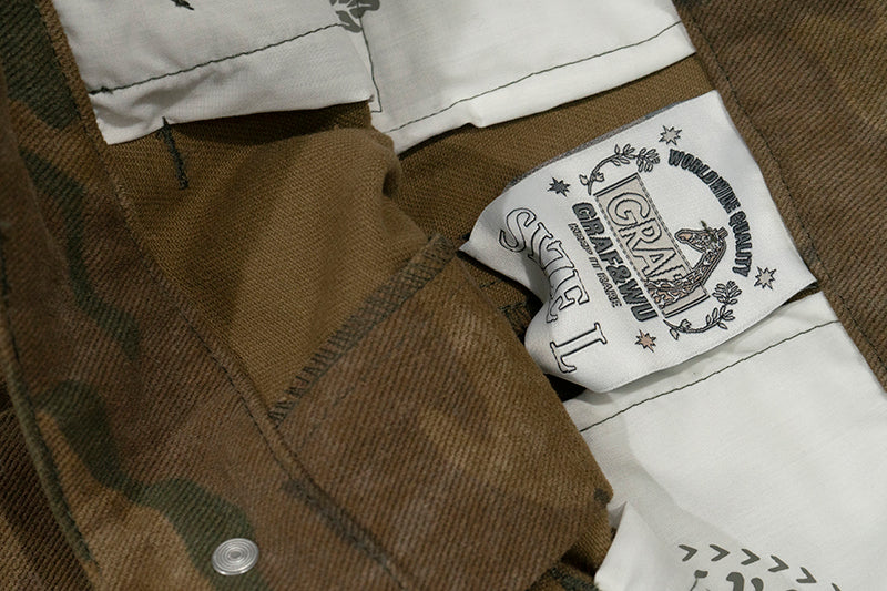 GRAF&WU Bronze Label Camouflage M65 Cargo Workwear Street Baggy Pants