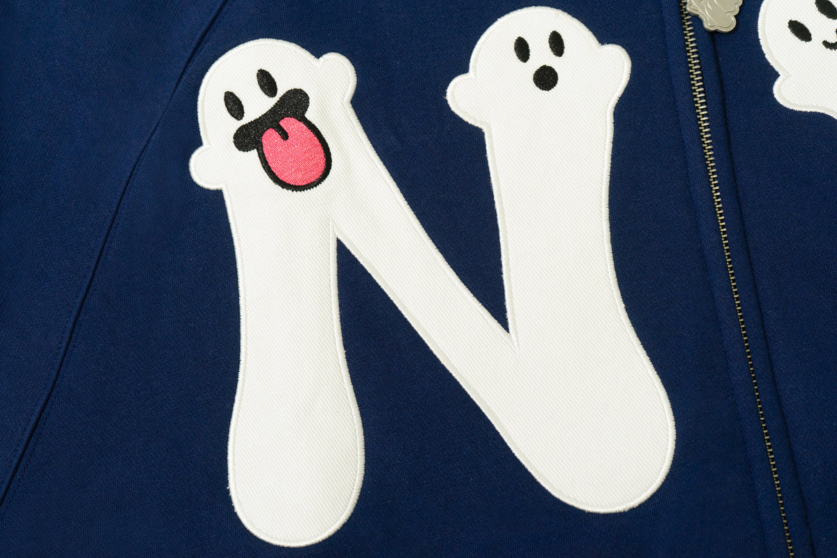 New York Ghost Zip-Up Hoodie for Couples