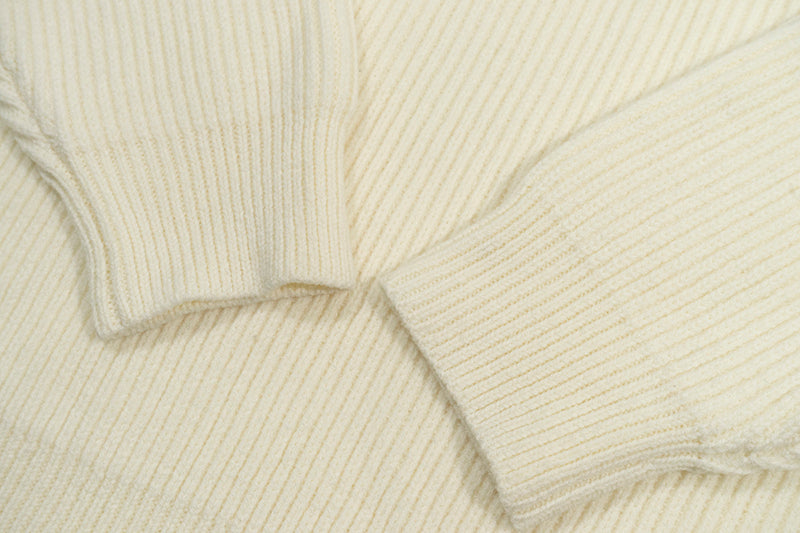 GRAF&WU Original Graf Embroidered Knitted Short POLO Collar Sweater