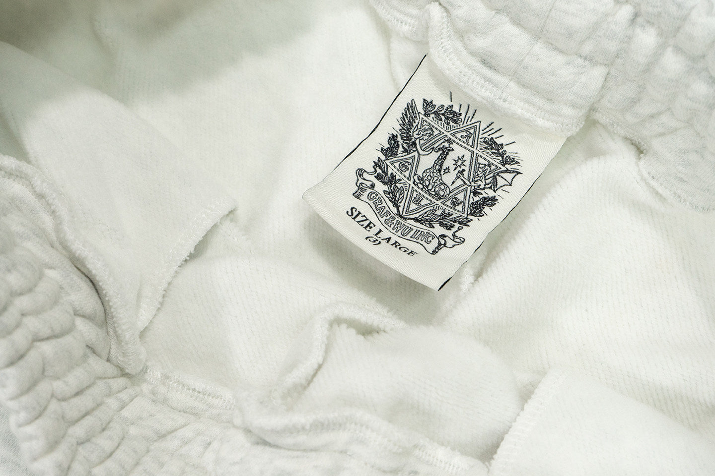 GRAF&WU Camouflage Giraffe Ripped Fleece Sweatpants | Distressed Streetwear Joggers