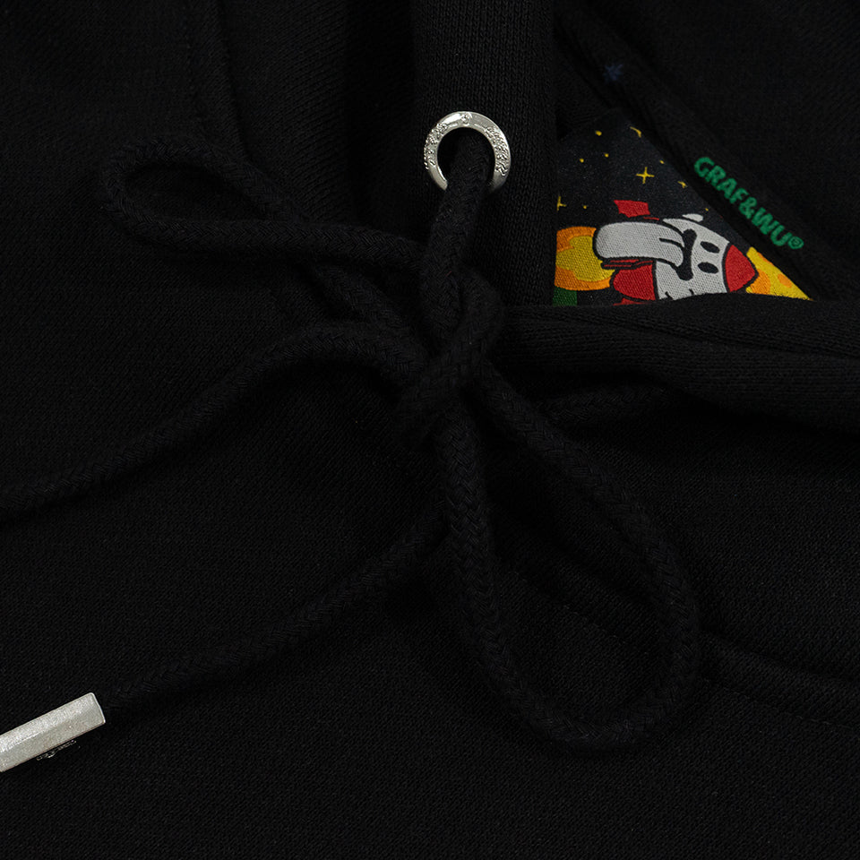 GRAF&WU Solar System 12 Planets Cute Ghost Character Hoodie