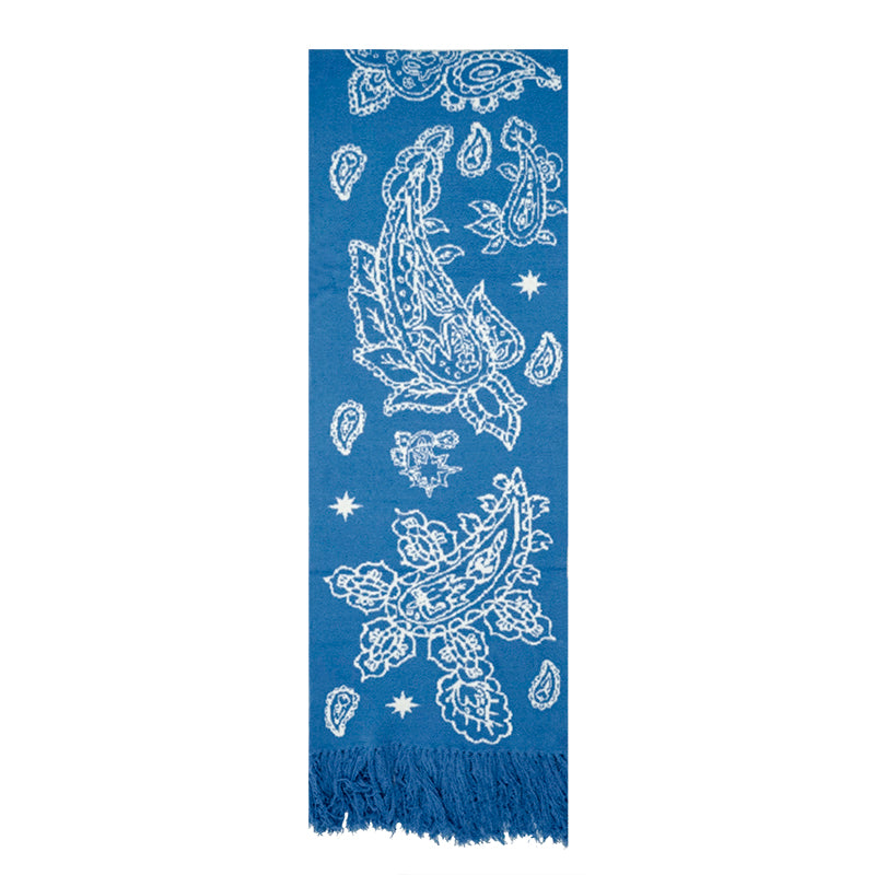 GRAF&WU Paisley Swirl Tassel Scarves | Unisex Fashion & Warmth