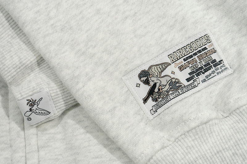 GRAF&WU Brand Logo Embroidery design Fashion Coat