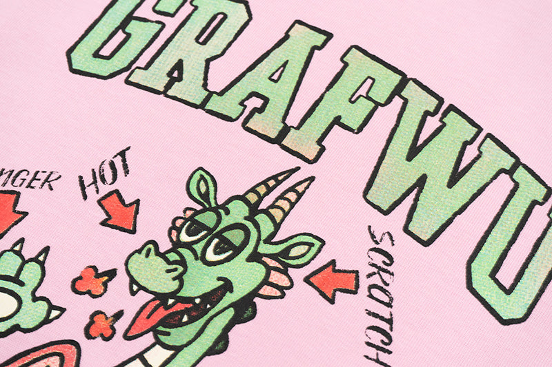GRAF&WU Touch A Green Dragon Guide Fun T-Shirts