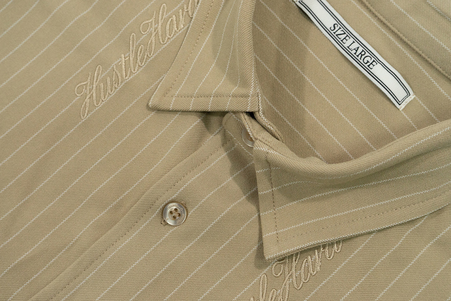 GRAF&WU Letter Embroidery Striped Mexican Style Fashion Shirts