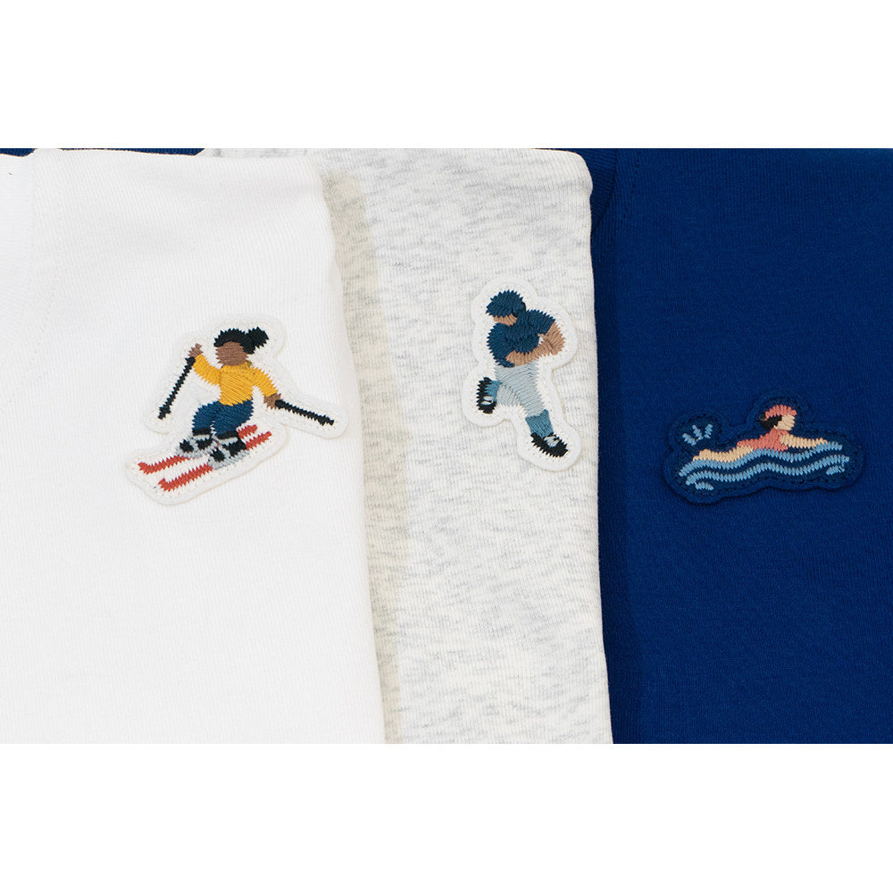 GRAF&WU Y2K Sports Giraffe Mini Embroidered Hot Girls T-Shirt