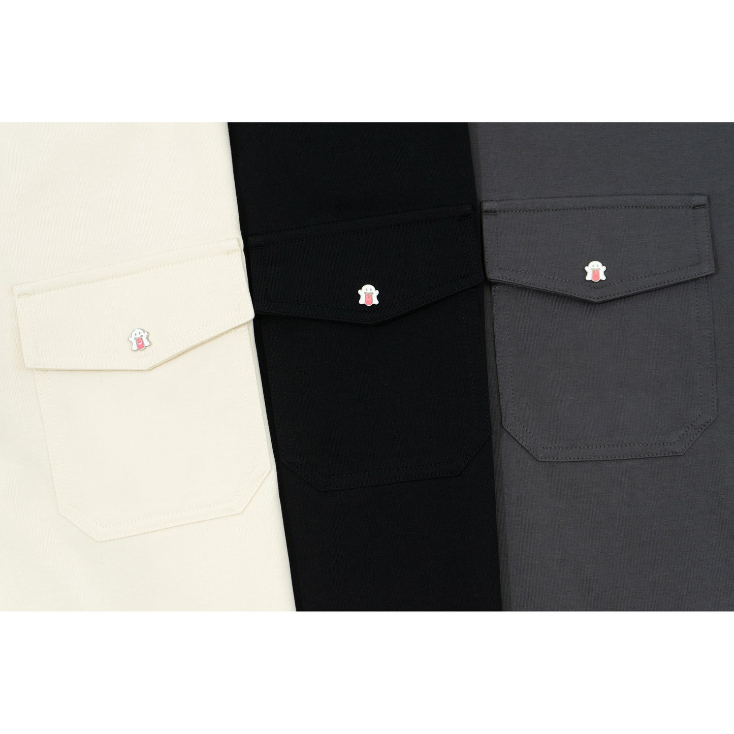 GRAF&WU Clean fit Style Fashion Pocket Design Cooling T-Shirt