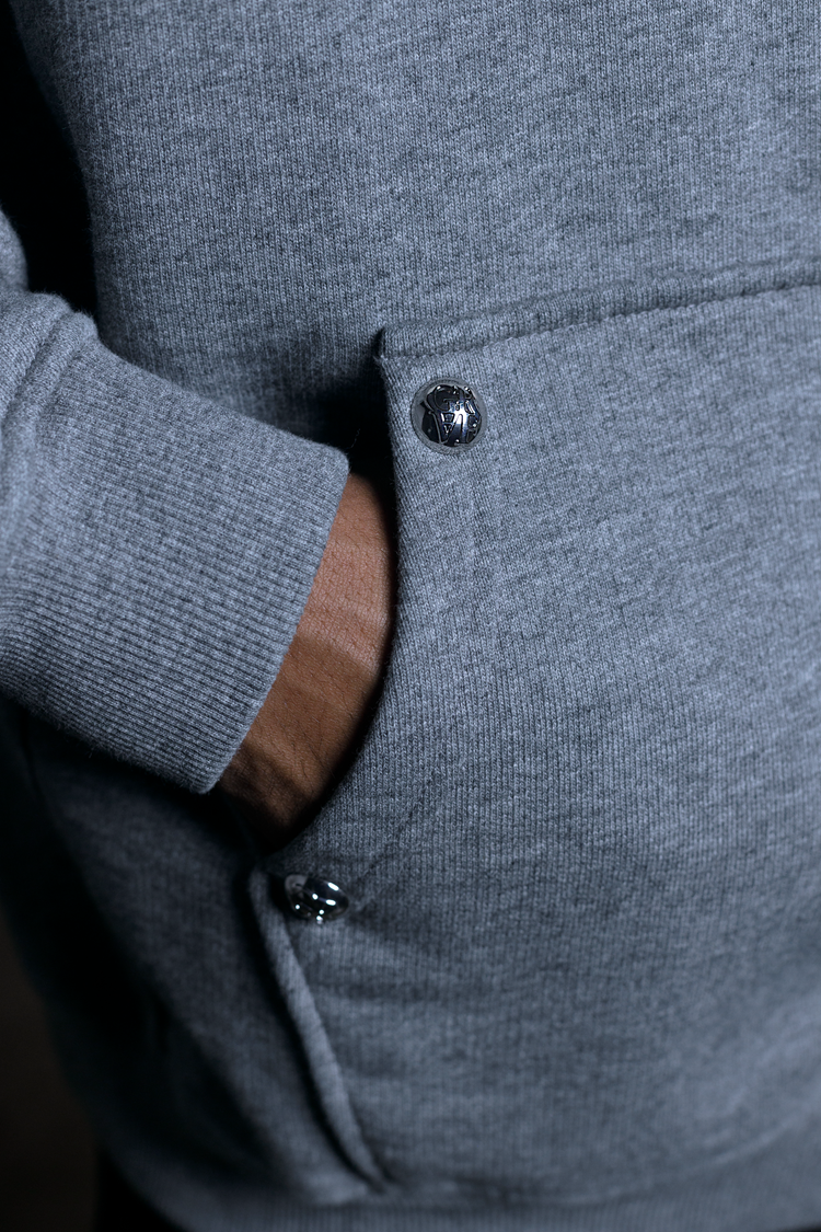 GRAF&WU Metal Buckle Street Loose Deer Angel Sweatshirt Hoodie