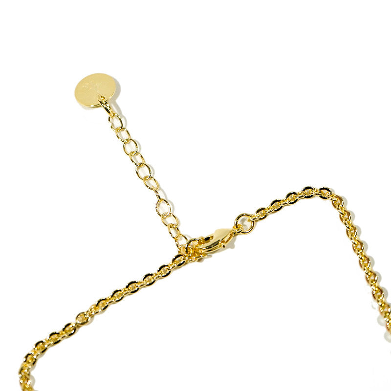 GRAF&WU Blue Butterfly Inlay Rhinestone Design Necklace