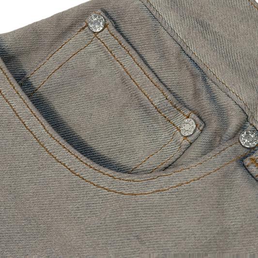 GRAF&WU Baggy Fit Washed Jeans