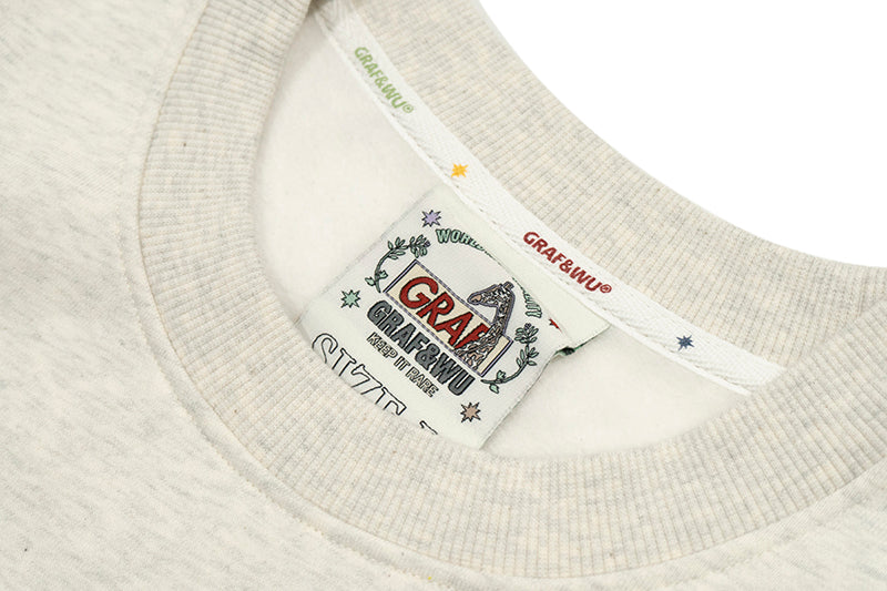 GRAF&WU Knight Slays Dragon Printed Street Hoodie