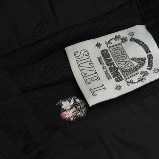 GRAF&WU Mini OG Cute Ghost Embroidered Corduroy Workwear Pants - Premium Streetwear