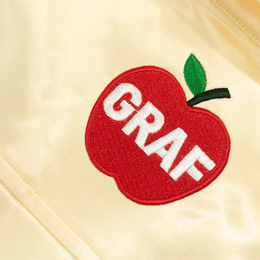 GRAF&WU Embroidered Cows Apple Prints T-shirts
