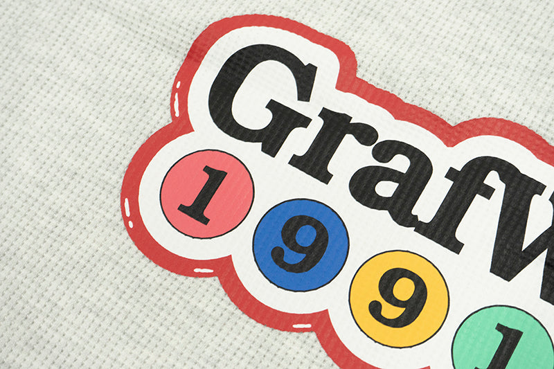 GRAFWU Fashion Logo 1991 Digital Printing T-Shirt