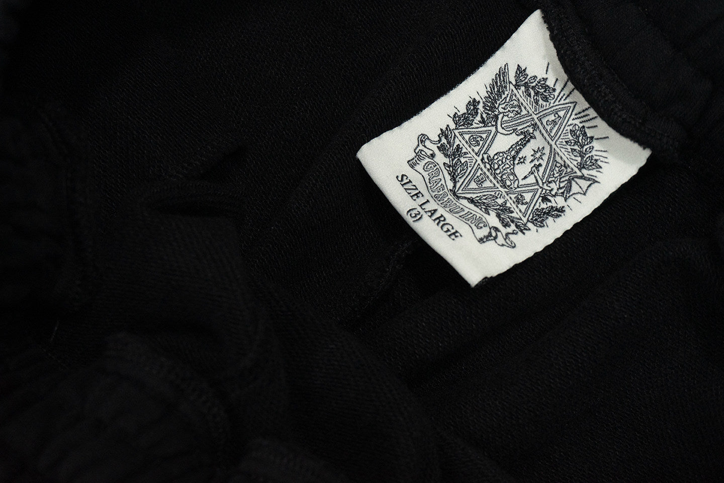 GRAF&WU Vintage Comic Patch Grunge Design Oversize Hip Hop Sweatpants