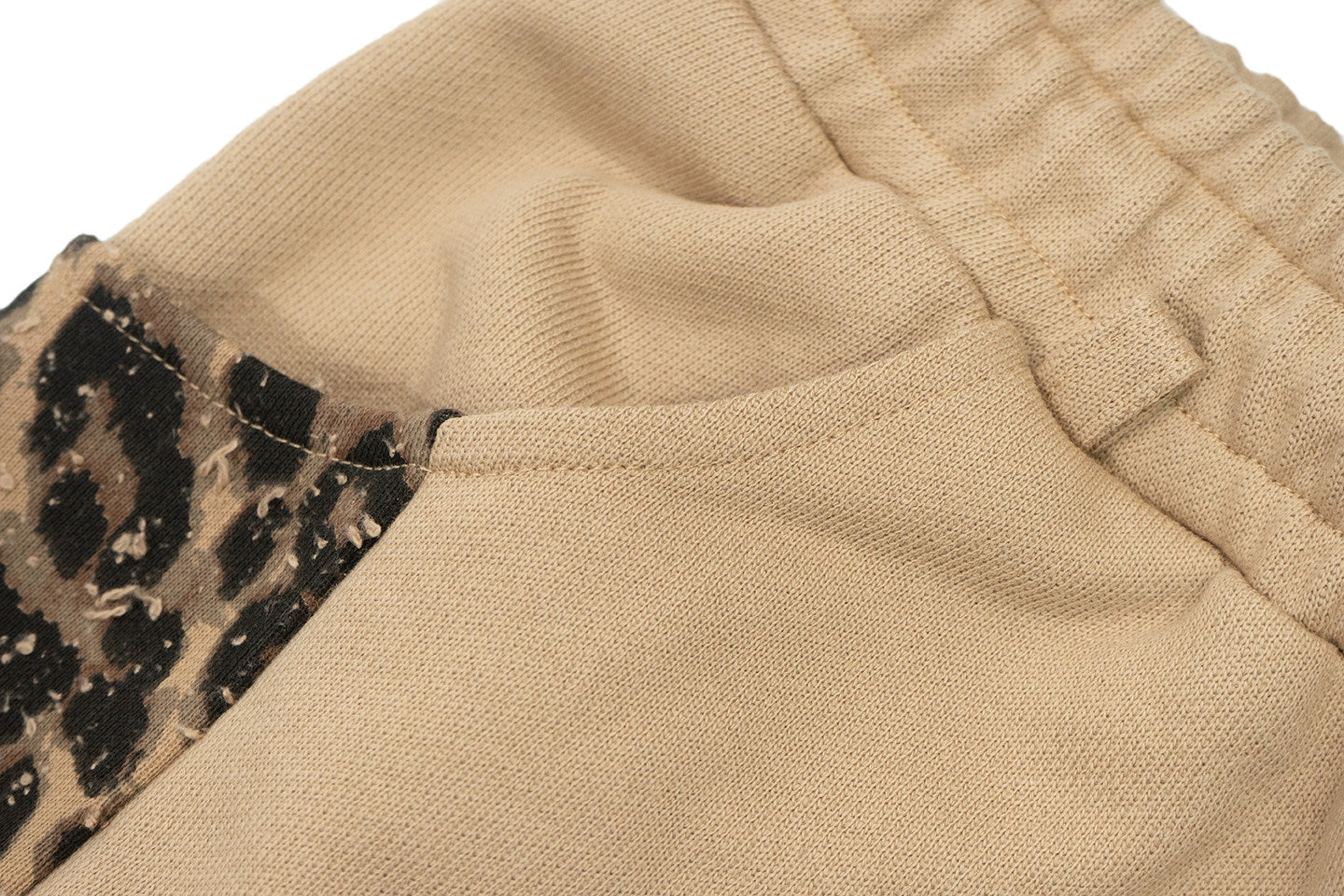 GRAF&WU Vintage Letter Leopard Print AK Angel Fashion Trousers