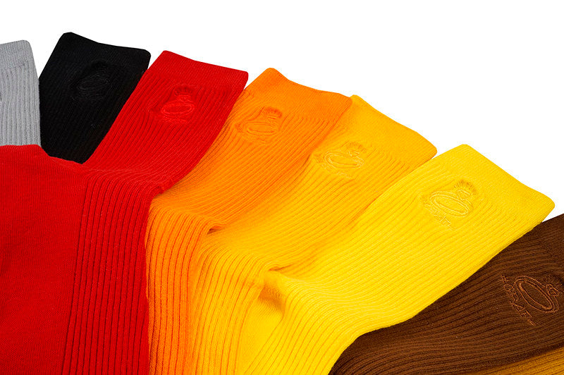 GRAF&WU Embroidery Pattern Casual Skateboard Cotton Socks Unisex