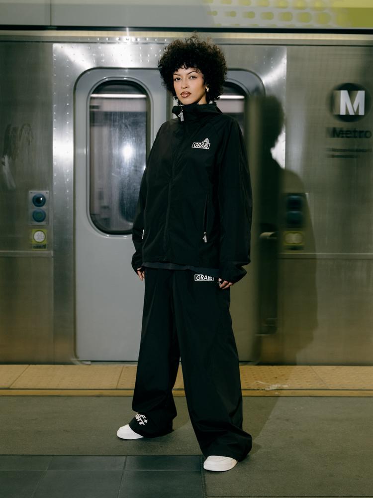 GRAF&WU SPORT Reflective print Lightweight Jacket
