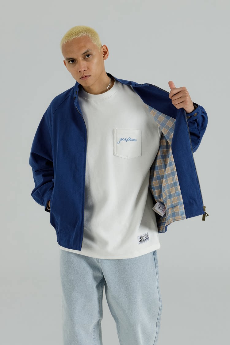 GRAF&WU Clean Fit Basic Cotton Long-sleeved T-shirt