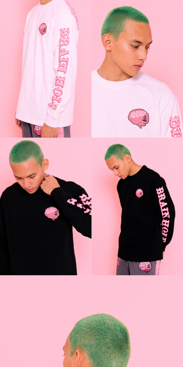 GRAF&WU Brain Hole Series Casual Loose Long Sleeve Shirt