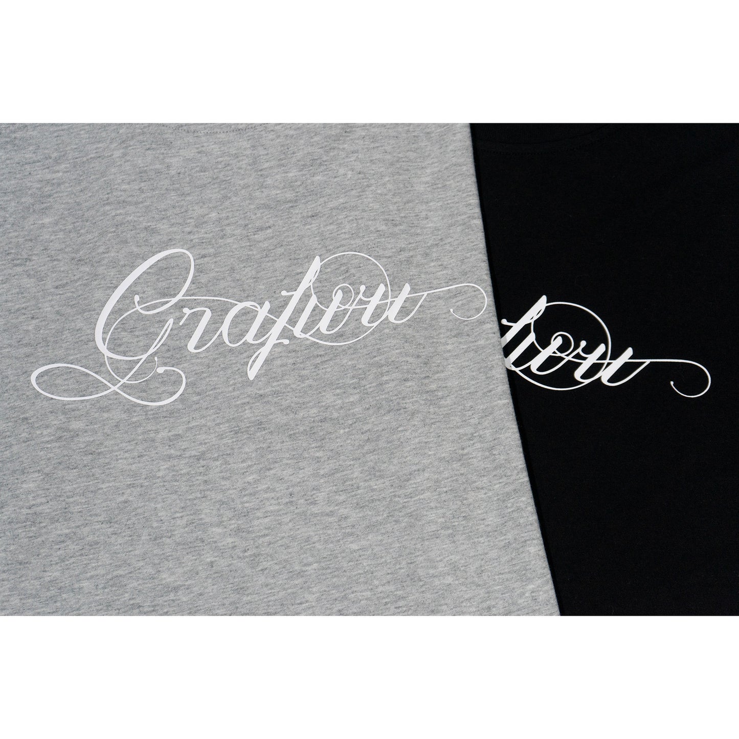 GRAF&WU Letter Print Quick-Drying Cool Feeling Cotton Cozy T-shirt