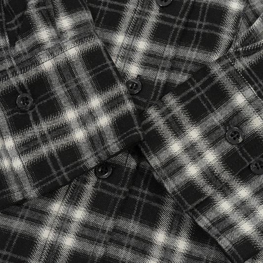 GRAF&WU Hot Girl's Ultra-Short Plaid Giraffe Retro Shirt