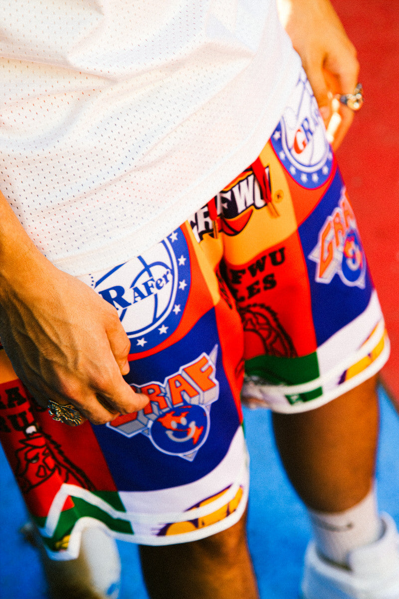 GRAF&WU Basketball Club Team Sports Loose Basketball Shorts