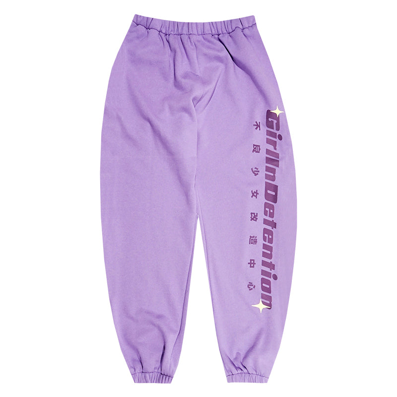 GRAF&WU Angel Goddess Ice Cream Vintage Women Casual Trousers